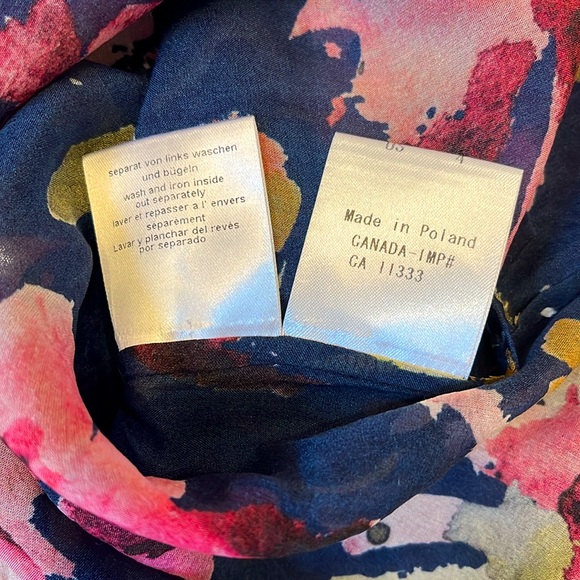 🤩 SILK Max Volmáry Diamonds and Pearls Silk Blouse - Picture 4 of 5